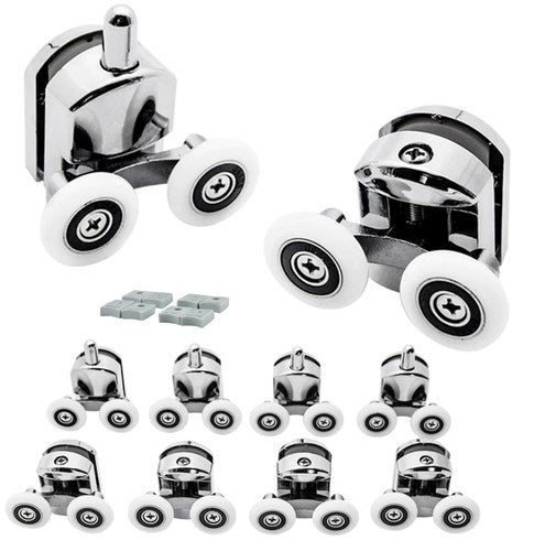 Set Kotačića za Tuš Kabinu 8 Komada, 23 mm, za Staklo 4-6 mm