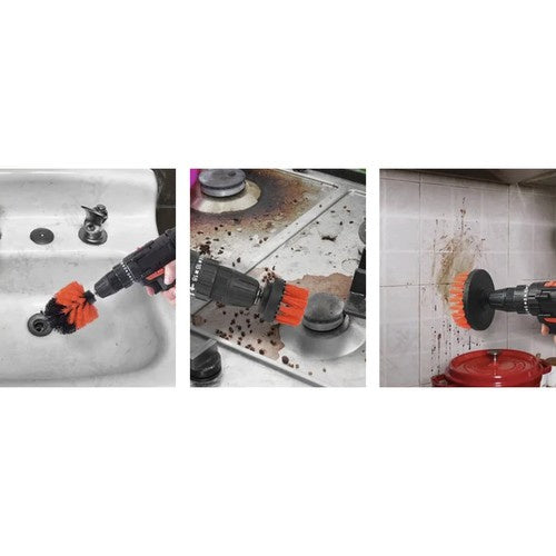 Set za Detailing Automobila 19 Dijelova u Torbi 28.5 x 24 x 8.5 cm Crno-Crveni