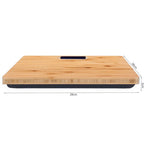 LCD Digitalna Vaga za Kupaonicu od Bambusa 28 x 28 cm do 180 kg