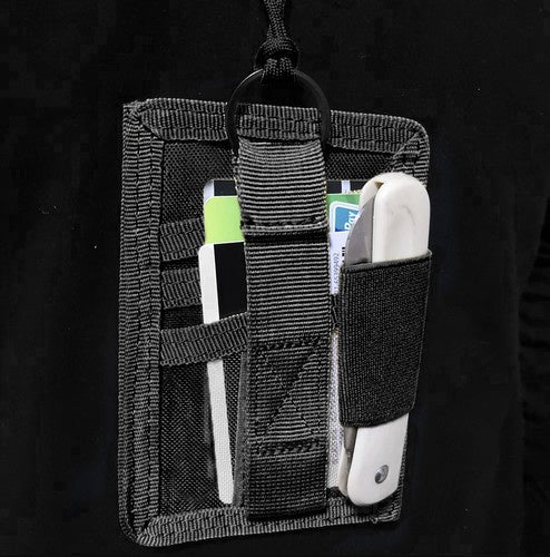 Futrola za Iskaznice i Kartice s Prozirnim Prozorom 13 x 9.3 cm Crna