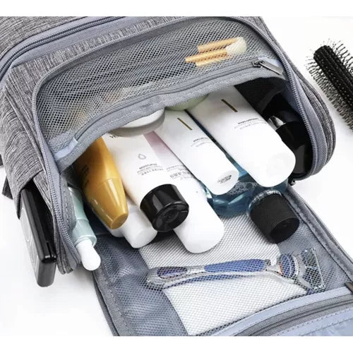 Viseća Putna Kozmetička Torbica 25 x 20 x 14.5 cm Siva