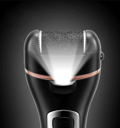 Električna Turpija za Stopala  Crna, Set s 6 Glava