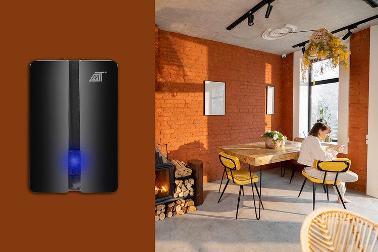 Bežično Vodootporno Zvono za Vrata Crno 8.5 x 5 x 2 cm