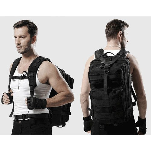 Mali Crni Planinarski Ruksak 26 l 44 x 24 x 20 cm