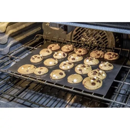 Set Protukliznih Podloga za Roštilj i Pećnicu 5 Komada 33 x 40 cm Crne