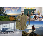 Zeleni Planinarski Ruksak 26L 44 x 28 x 16 cm