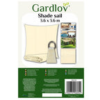 Sjenilo za Terasu i Vrt 3.6x3.6 m Bež