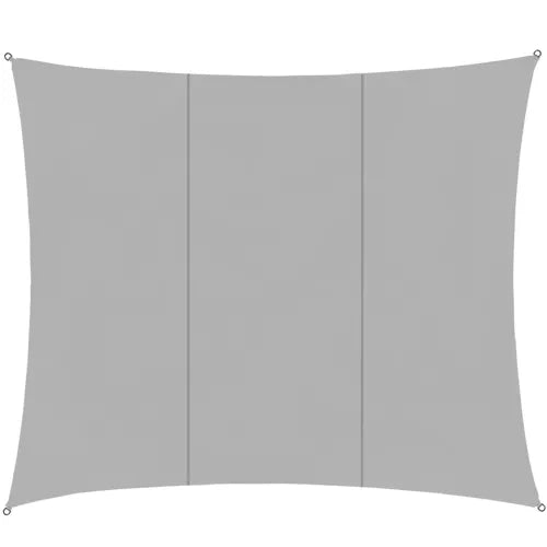 Pravokutna Tenda za Zaštitu od Sunca 4x3 m Siva