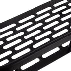 Aluminijska Polica za Kupaonicu 2 Komada Crna 30 x 13 x 4.7 cm