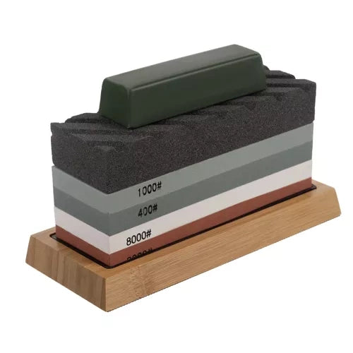 Set Za Oštrenje Noževa i Alata s Vodenim Kamencima 18 x 6 x 2.8 cm