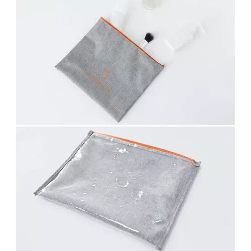 Putni Organizator za Kofer, 7 Komada, Siva/Narančasta