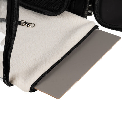 Ruksak za Prijenos Mačke ili Psa s Prozračnom Terasom 35 x 41.5 x 28 cm