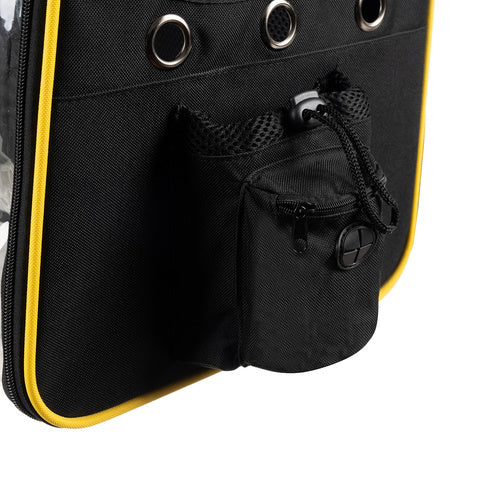 Ruksak za Prijenos Mačke ili Psa s Prozračnom Terasom 35 x 41.5 x 28 cm