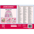 Dječji Šator Kućica s Lampicama 126 x 130 x 90 cm Rozo-Bijeli