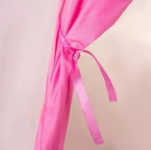 Dječji Šator Kućica s Lampicama 126 x 130 x 90 cm Rozo-Bijeli