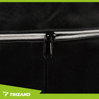 Putni Ruksak za Ručnu Prtljagu s Kozmetičkom Torbicom 38x24x18 cm Crni