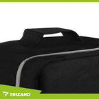 Putni Ruksak za Ručnu Prtljagu s Kozmetičkom Torbicom 38x24x18 cm Crni