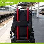 Putni Ruksak za Ručnu Prtljagu s Kozmetičkom Torbicom 38x24x18 cm Crni