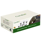 Solarna Vrtna Lampa Kugla Set 6 Komada 35 x 9 cm Hladno Bijela IP44