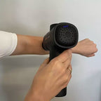 Masažna Pištolj s 8 Masažnih Glava, 6 Razina, Crna, 23 x 6 x 19 cm