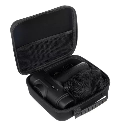 Masažna Pištolj s 8 Masažnih Glava, 6 Razina, Crna, 23 x 6 x 19 cm