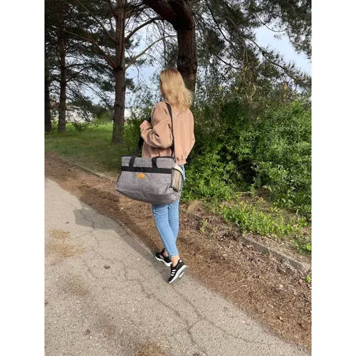 Termo Torba 20L Siva s Dva Umetka za Hlađenje 37 x 24 x 24.5 cm