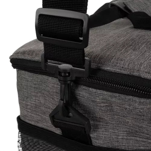 Termo Torba 20L Siva s Dva Umetka za Hlađenje 37 x 24 x 24.5 cm