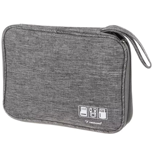 Vodootporni Organizator za Kablove i Punjače 24 x 17 x 2.5 cm Sivi