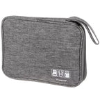 Vodootporni Organizator za Kablove i Punjače 24 x 17 x 2.5 cm Sivi