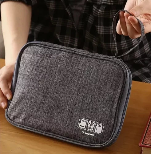 Vodootporni Organizator za Kablove i Punjače 24 x 17 x 2.5 cm Sivi