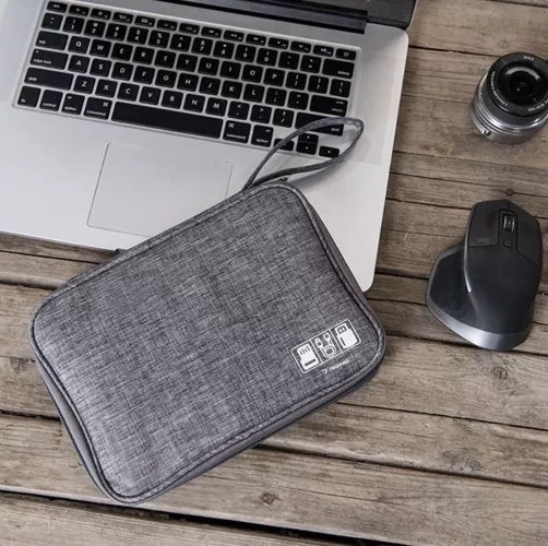 Vodootporni Organizator za Kablove i Punjače 24 x 17 x 2.5 cm Sivi