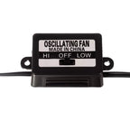 Rotacijski Ventilator za Auto s Klipsom 26 x 15 x 18 cm Crni