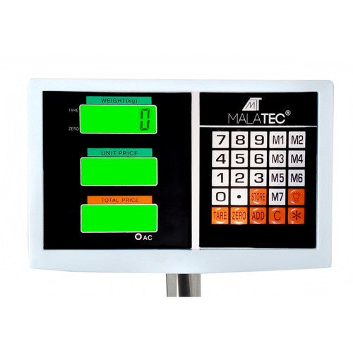 Elektronska Skladišna Vaga do 100 kg s LCD Ekranom i Baterijom, 65 x 30 x 40 cm