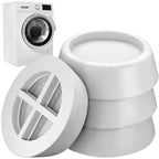Set Protukliznih i Protuvibracijskih Podloga za Uređaje, 4 Kom, Bijele, TPR, 6.5 cm