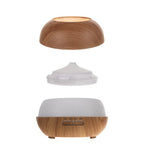 Aroma Difuzor i Ultrazvučni Ovlaživač Zraka 400 ml Svijetlo Smeđi