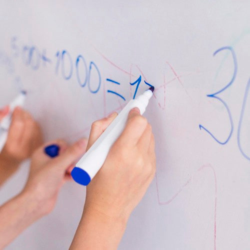 Magnetna Suha Ploča 60x40 cm Bijela s Markerima, Magnetima i Spužvom