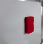 Magnetna Suha Ploča 60x90 cm Bijela s Markerima, Magnetima i Spužvom