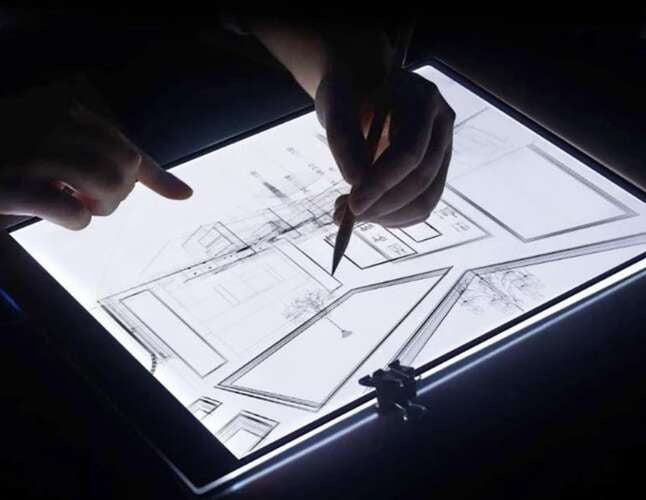 Ultra Tanka LED Ploča za Crtanje A4 33.5 x 23.5 cm s USB Napajanjem