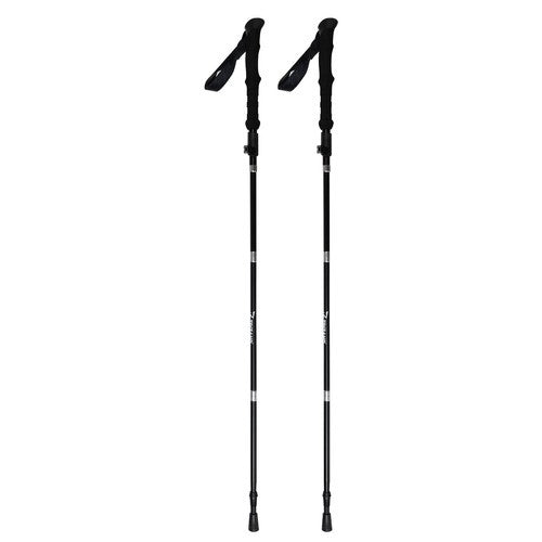 Sklopivi Teleskopski Štapovi za Hodanje 110-130 cm Crni 2 Komada