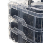 Set Auto Klipova s Izvlakačem, 620 Komada u Kutiji, 16.5 x 16.5 x 12.5 cm