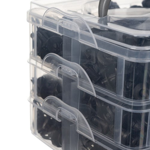 Set Auto Klipova s Izvlakačem, 620 Komada u Kutiji, 16.5 x 16.5 x 12.5 cm