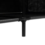 Sklopivi Tekstilni Ormar 170x170 cm Crni