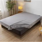 Pamučna Jersey Plahta s Gumom 180x200x20 cm Siva
