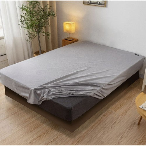 Pamučna Jersey Plahta s Gumom 180x200x20 cm Siva