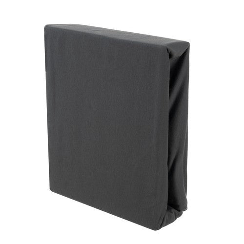 Pamučna Jersey Plahta s Gumom 180x200x20 cm Siva