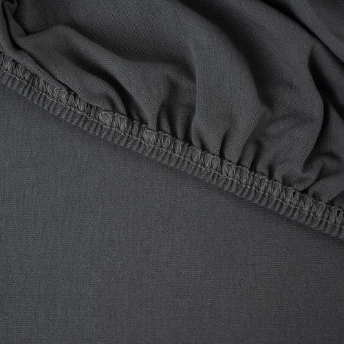 Pamučna Jersey Plahta s Gumom 180x200x20 cm Siva