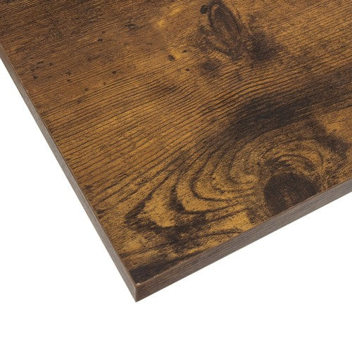 Zidna Polica Loft Stil 19 x 23 x 20 cm Crna MDF/Čelik