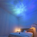 LED Projektor Zvijezda Astronaut Bijeli 12 x 18 x 6.5 cm s Daljinskim