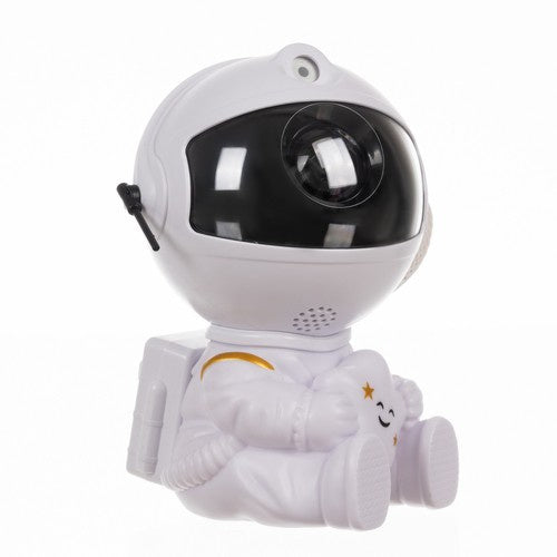 LED Projektor Zvijezda Astronaut Bijeli 12 x 18 x 6.5 cm s Daljinskim