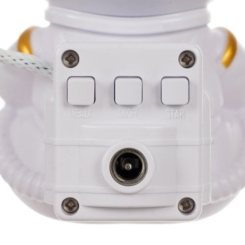 LED Projektor Zvijezda Astronaut Bijeli 12 x 18 x 6.5 cm s Daljinskim